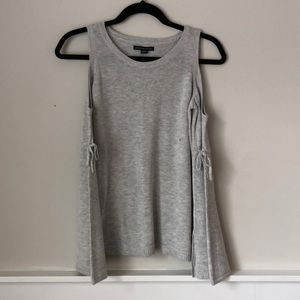 Cold shoulder sweater